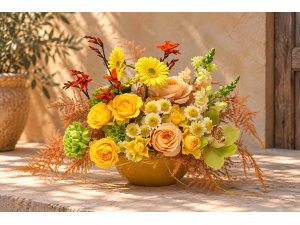 Aranjament floral - Golden Harvest